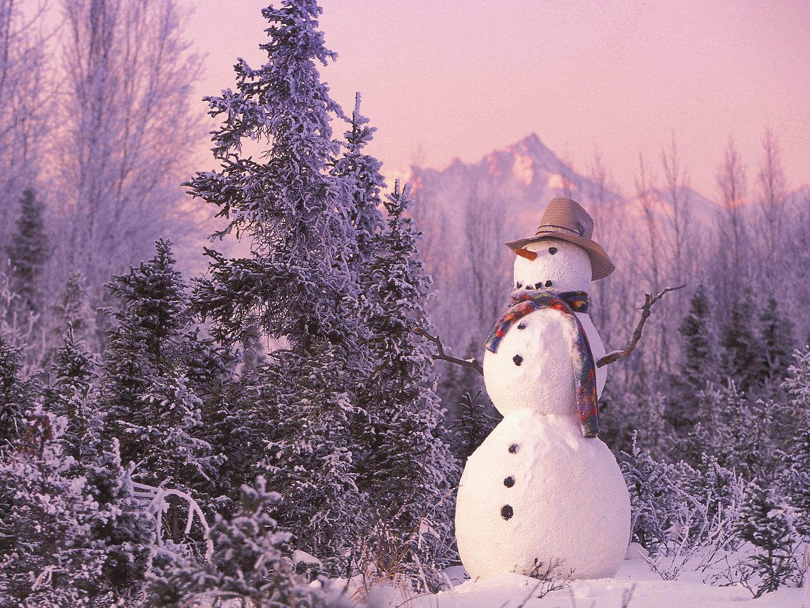 wallpapers: Snowman Desktop Wallpapers and Backgrounds