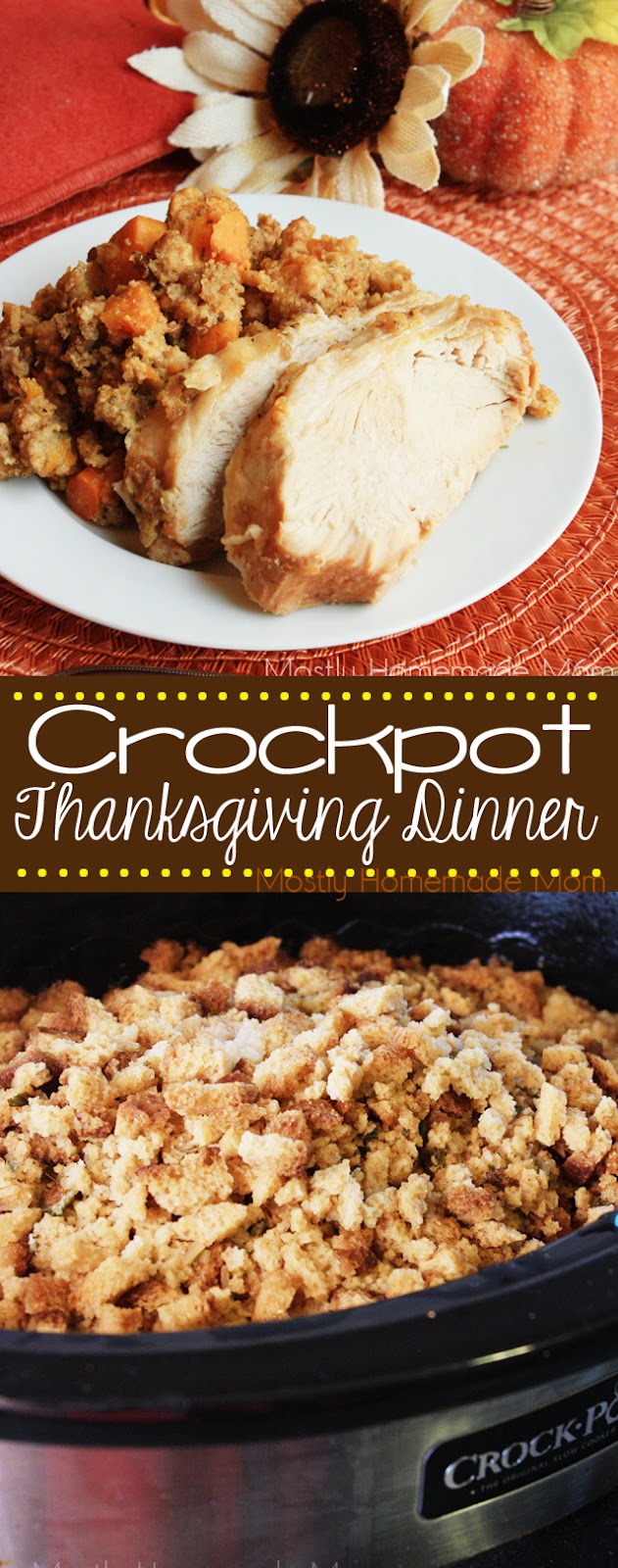 Crockpot Thanksgiving Dinner - RECIPE VIDEO | Mostly Homemade Mom