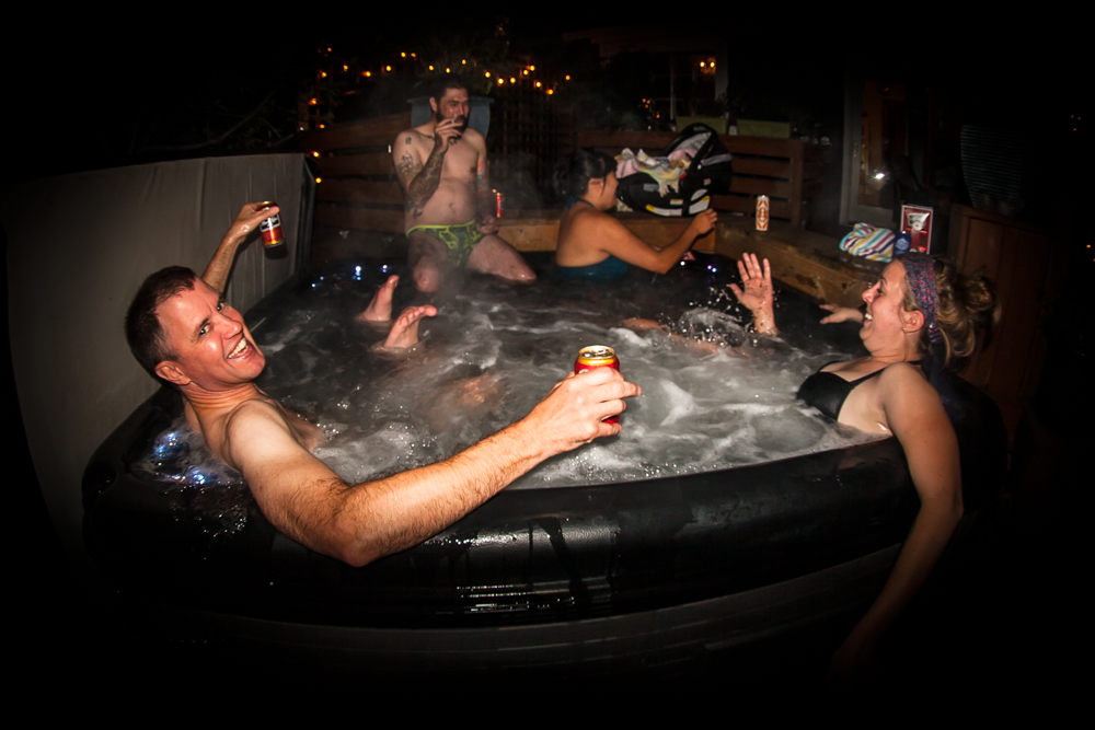 Hot Tub Party.