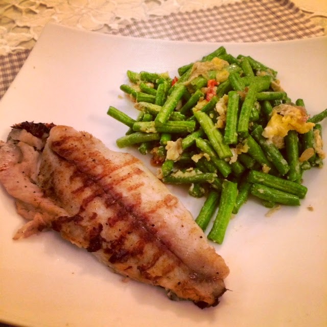 Grilled dory fish fillet with vegetables As Life Goes On...