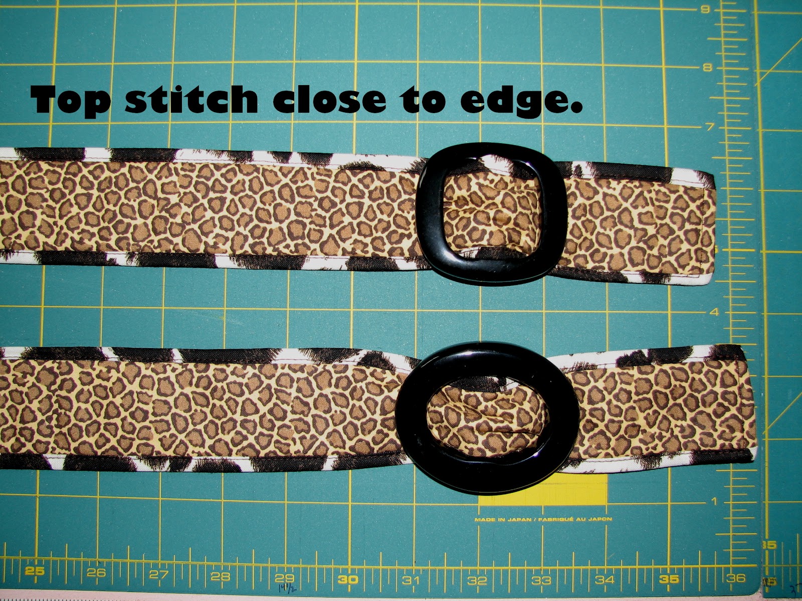 Ms. Elaineous Teaches Sewing Pattern Easy Fabric Belt