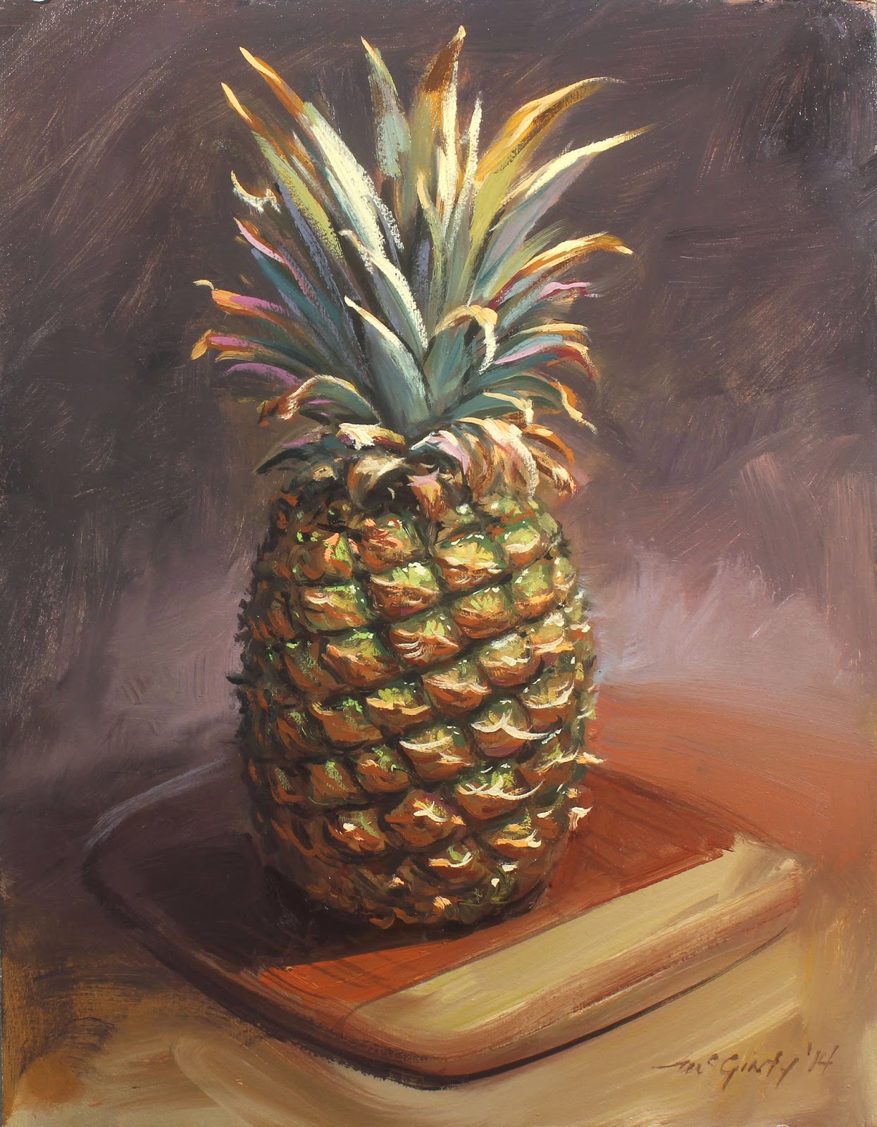 Easy Pineapple Paintings - Creative Crafts