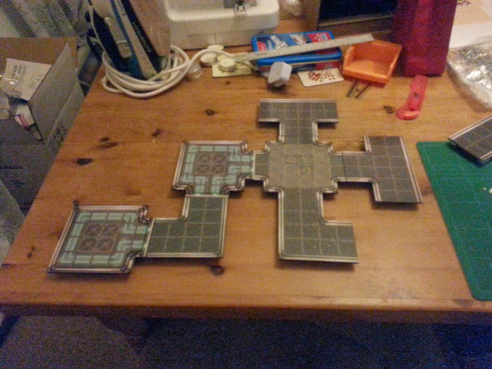 Nerd Club Casting miniature terrain with Hirst Art moulds and Plaster