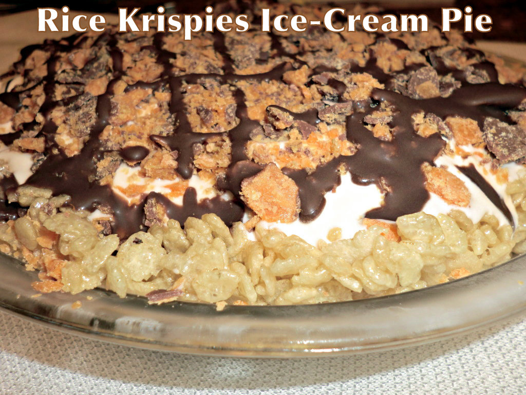 The Cookie Jar Rice Krispies IceCream Pie
