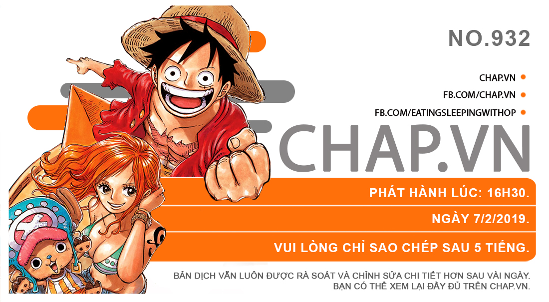 One Piece Chap 932 đọc Truyện One Piece Chap 932 Vietsub