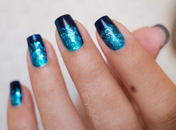 Navy Nail Polish With Glitter Hession Hairdressing Navy Nail Polish With Glitter