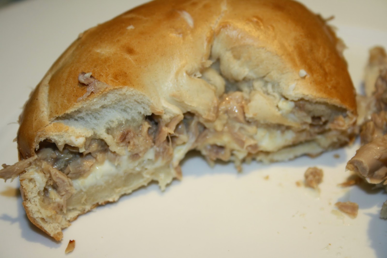 Caroline Makes.... Tuna Melt Bagel