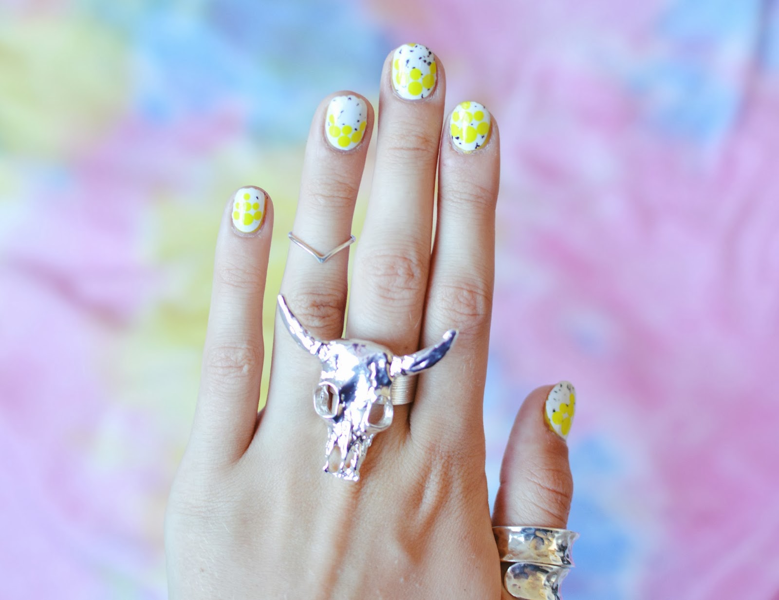 SCRATCH Nails Neon Speckle Nail Wraps Amy Valentine