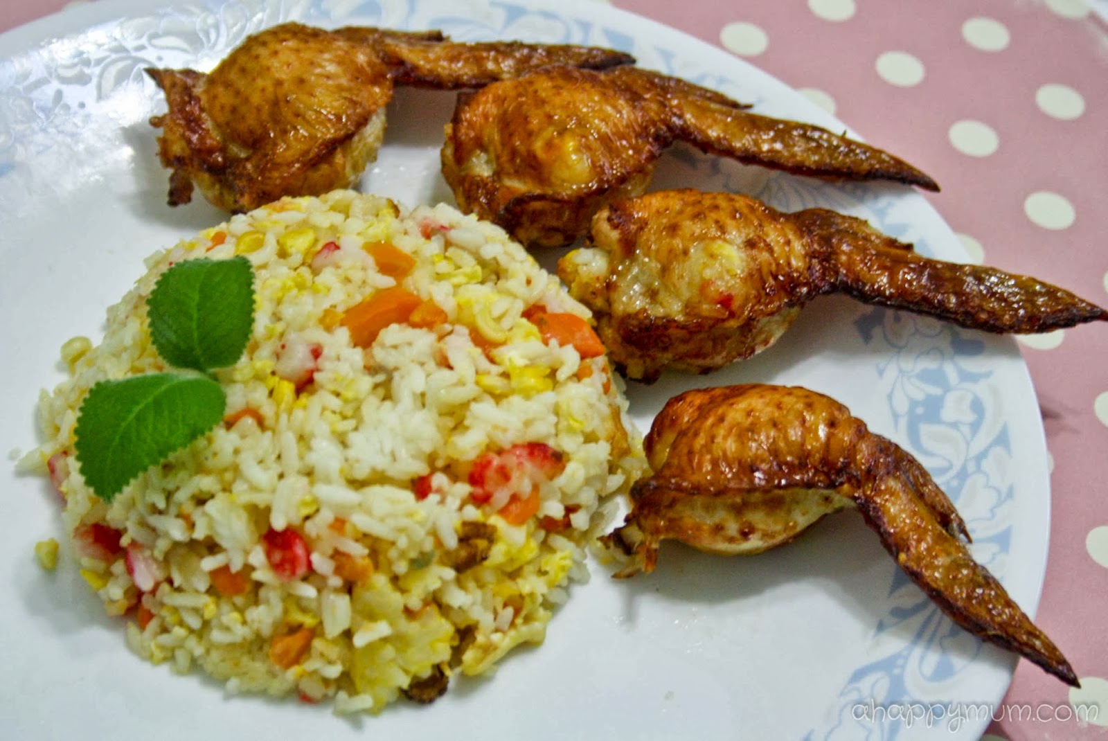 Singaporean Chicken Rice Wings Recipe — Dishmaps