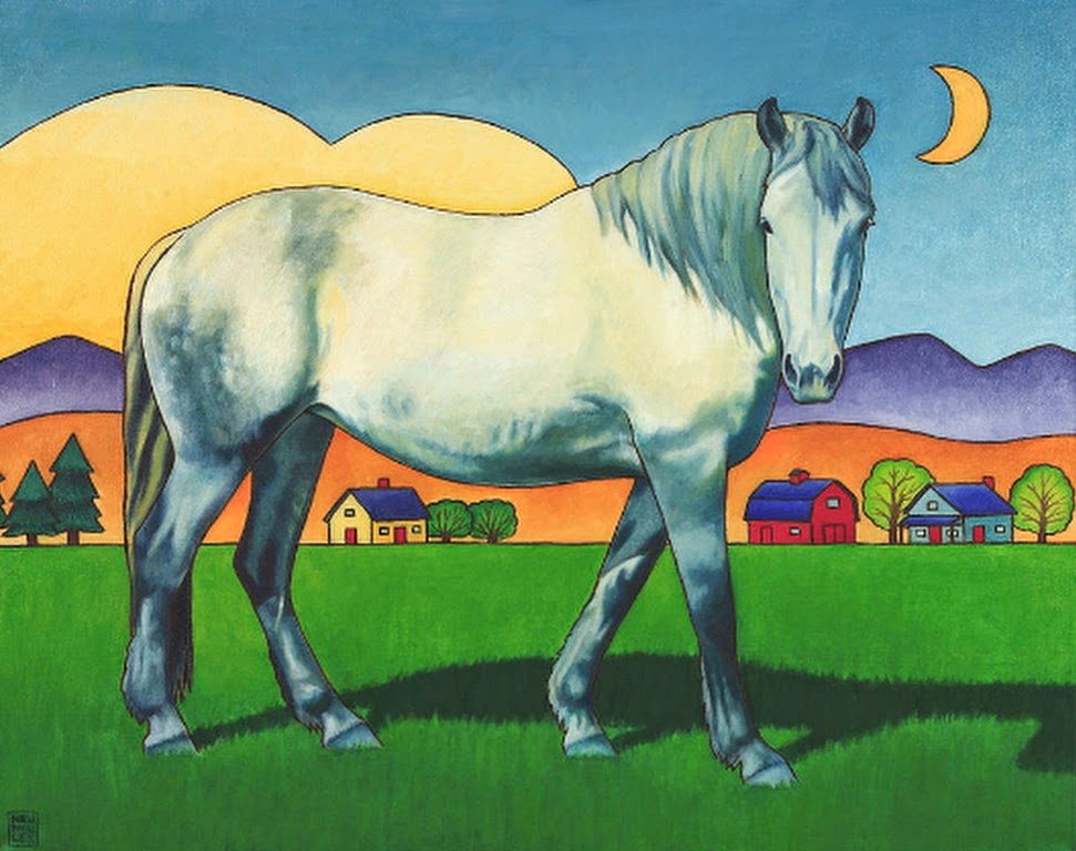 cuadros-caballos-coloridos-modernos cuadros-grandes-de-caballos-modernos
