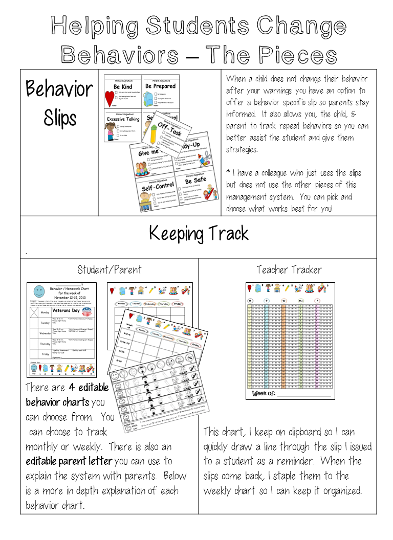 Behavior Chart Explanation