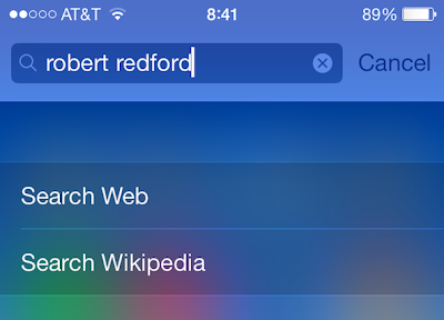 New In iOS 7.0.3: Web And Wikipedia Search From Spotlight