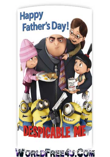 Poster Of Despicable Me (2010) In Hindi English Dual Audio 300MB Compressed Small Size Pc Movie Free Download Only At worldfree4u.com
