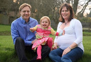Told she would not have her own child For someone who was told she'd never have her own biological children, 40-year-old Tracy Sant, who has an 18-month-old daughter and is now expecting a son, is doing well.