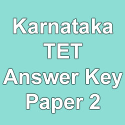 Karnatka TET Exam Answer Key 2015