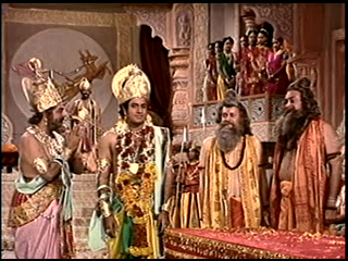 LITERATURE , FILMS , MUSIC: Ramanand Sagar's Ramayan (13) - News of Shivadhanu Bhang reaches Ayodhya