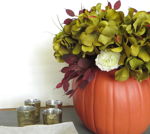 How to Make a DIY Pumpkin Vase Centerpiece Creative Green Living