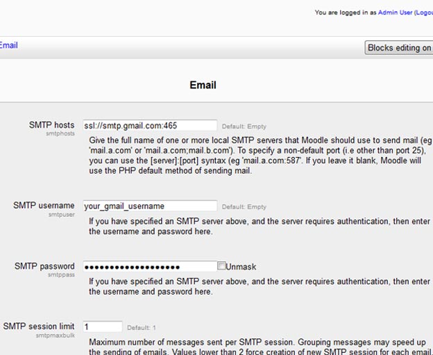 Gmail Smtp Settings For Sendmail