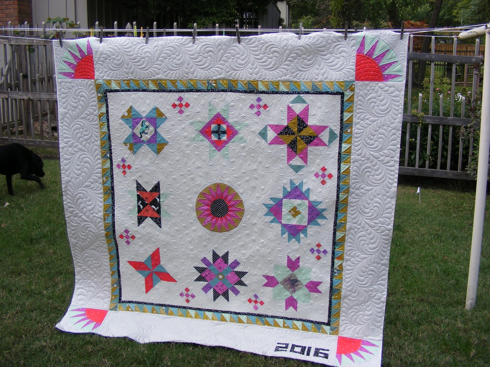 TIA CURTIS QUILTS Fort Leavenworth Quilt Club BOM quilt 2016