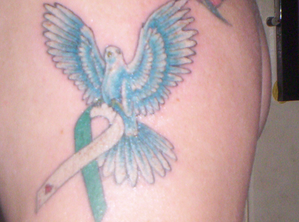 Cancer Ribbon Tattoos