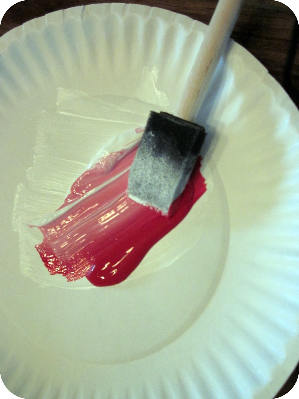 Red Paint Streak
