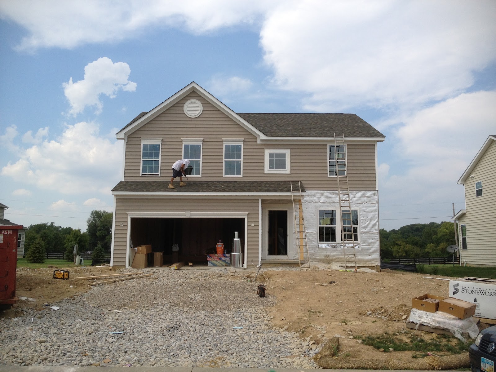 Our Building with Ryan Homes Venice Yeah, Siding!!