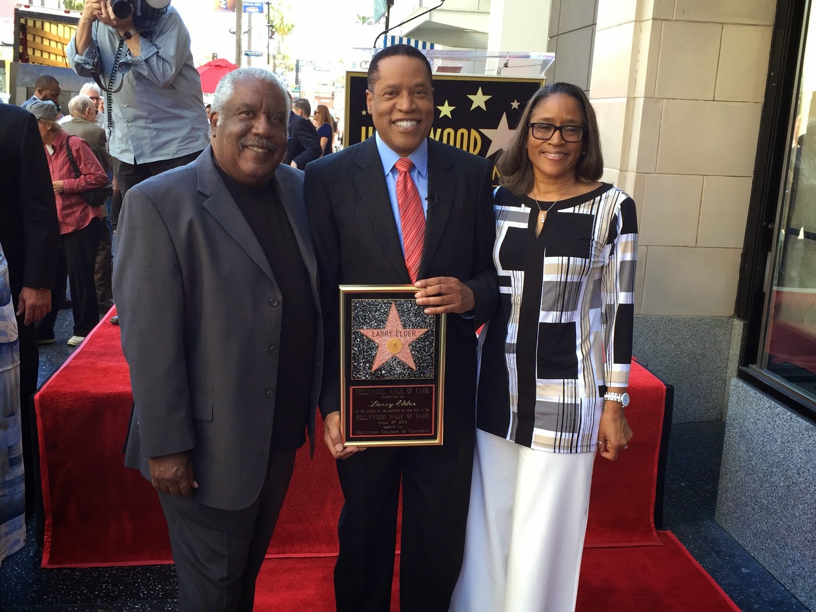 Larry Elder Received His Star on The Hollywood Walk of Fame - The Elder