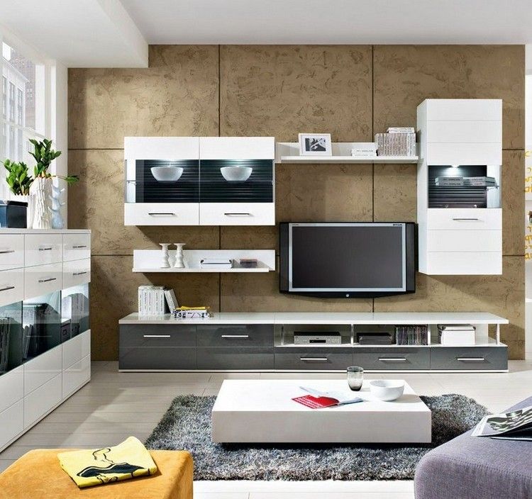 diseño de sala moderna decorada con un sistema de entretenimiento diseño de sala moderna decorada con un sistema de entretenimiento