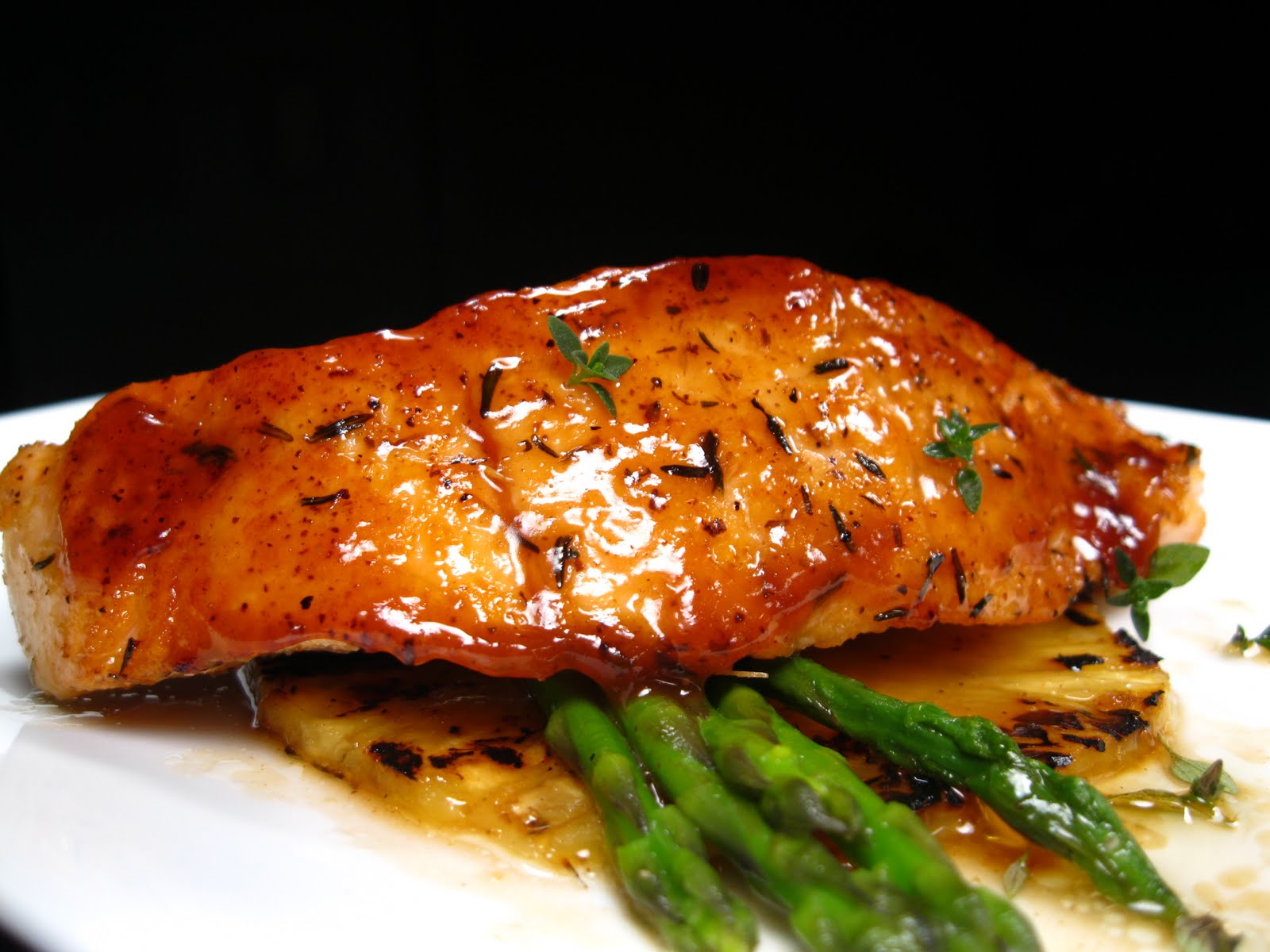 Culinary Talks Pan Seared Salmon with Chipotle BBQ Sauce