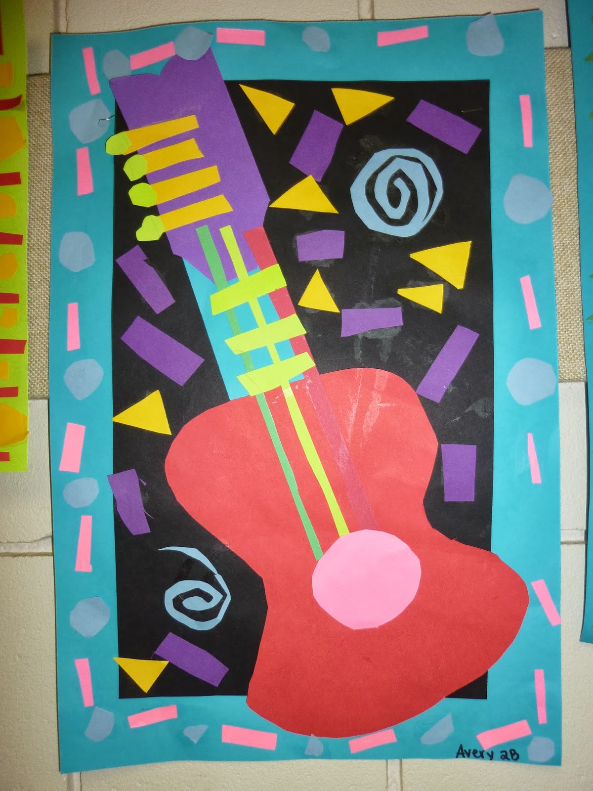 Mrs. Werner's Art Room: Matisse Inspired Music Collages