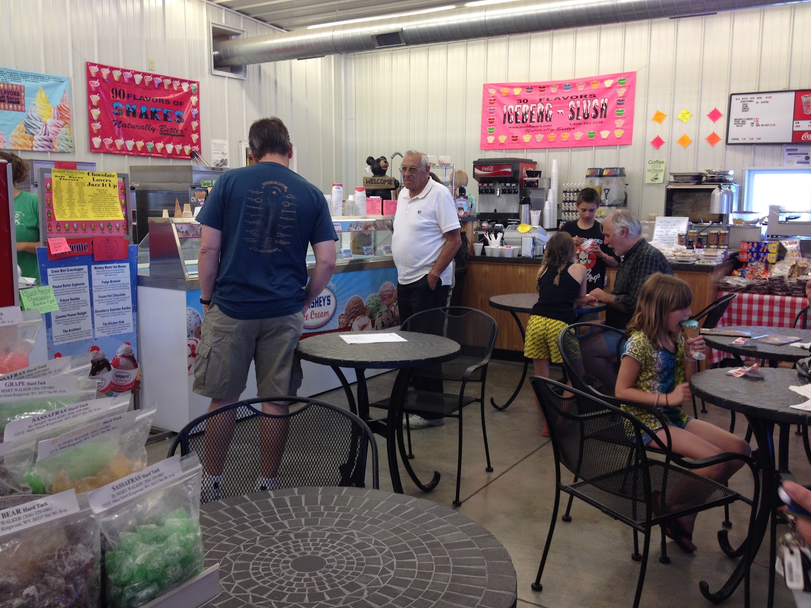 Candace Lately Mountaineer Gun Sales and Mountaineer Country Ice Cream