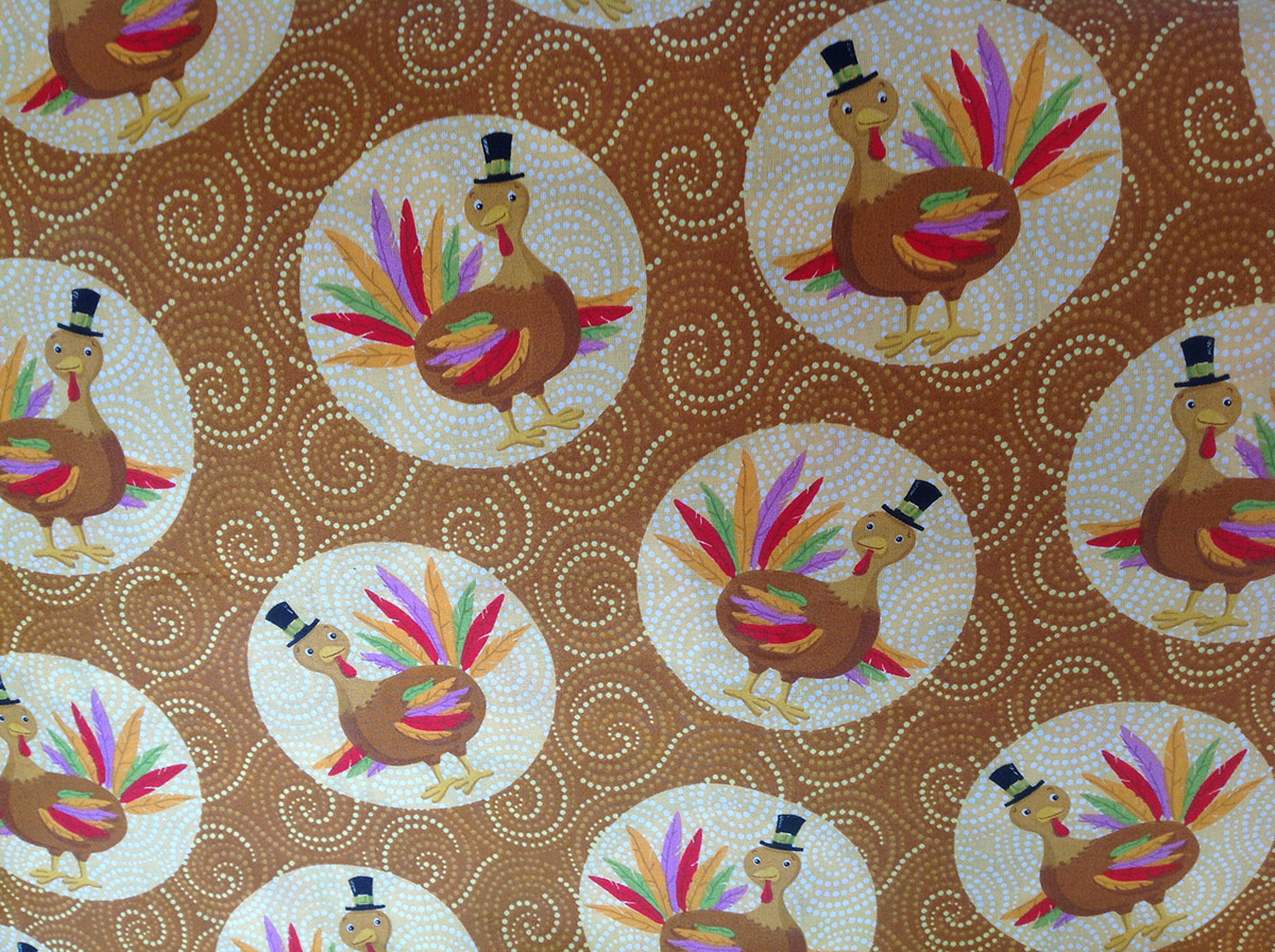 Steve Haskamp's Blog Thanksgiving Turkey Fabric