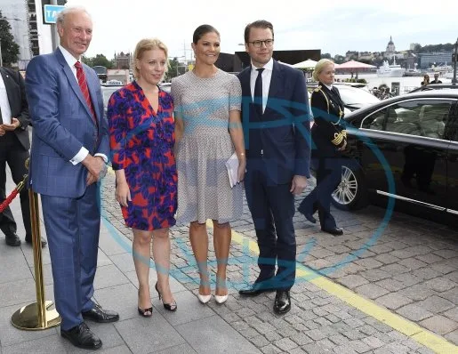 Crown Princess Victoria of Sweden and Prince Daniel attends in the afternoon at the World Trade Day and presentation of the Export Hermes Award