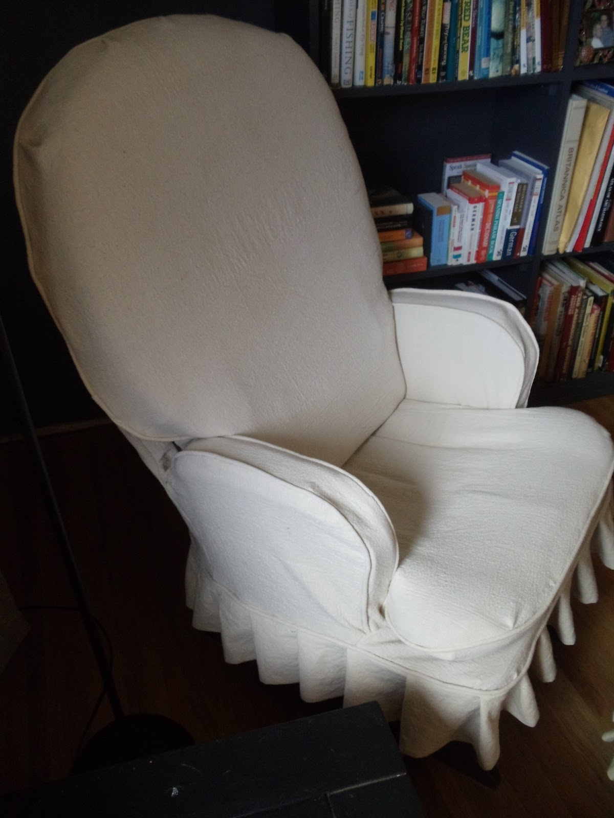 SimpleVintageStyle Rocking Chair Slipcover Reveal