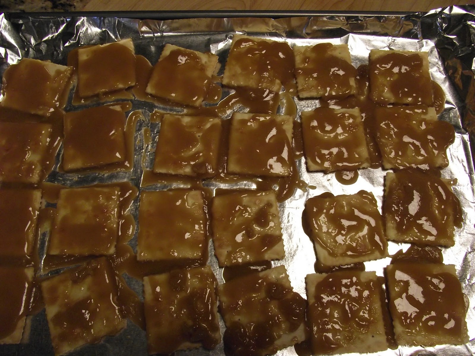 Hot Southern Mess Chocolate Toffee Squares