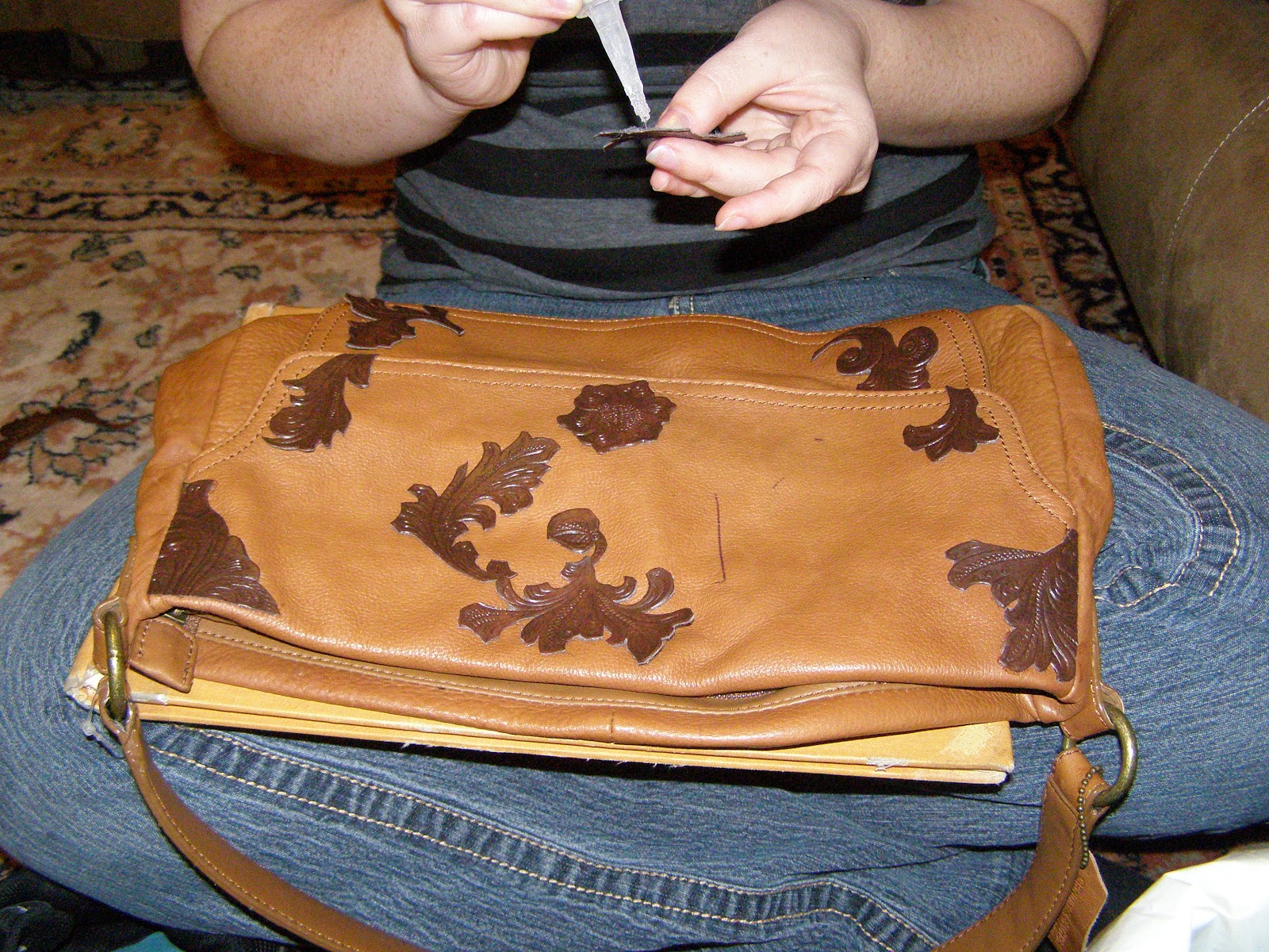 Just Folk Art Revitalizing an Old Purse