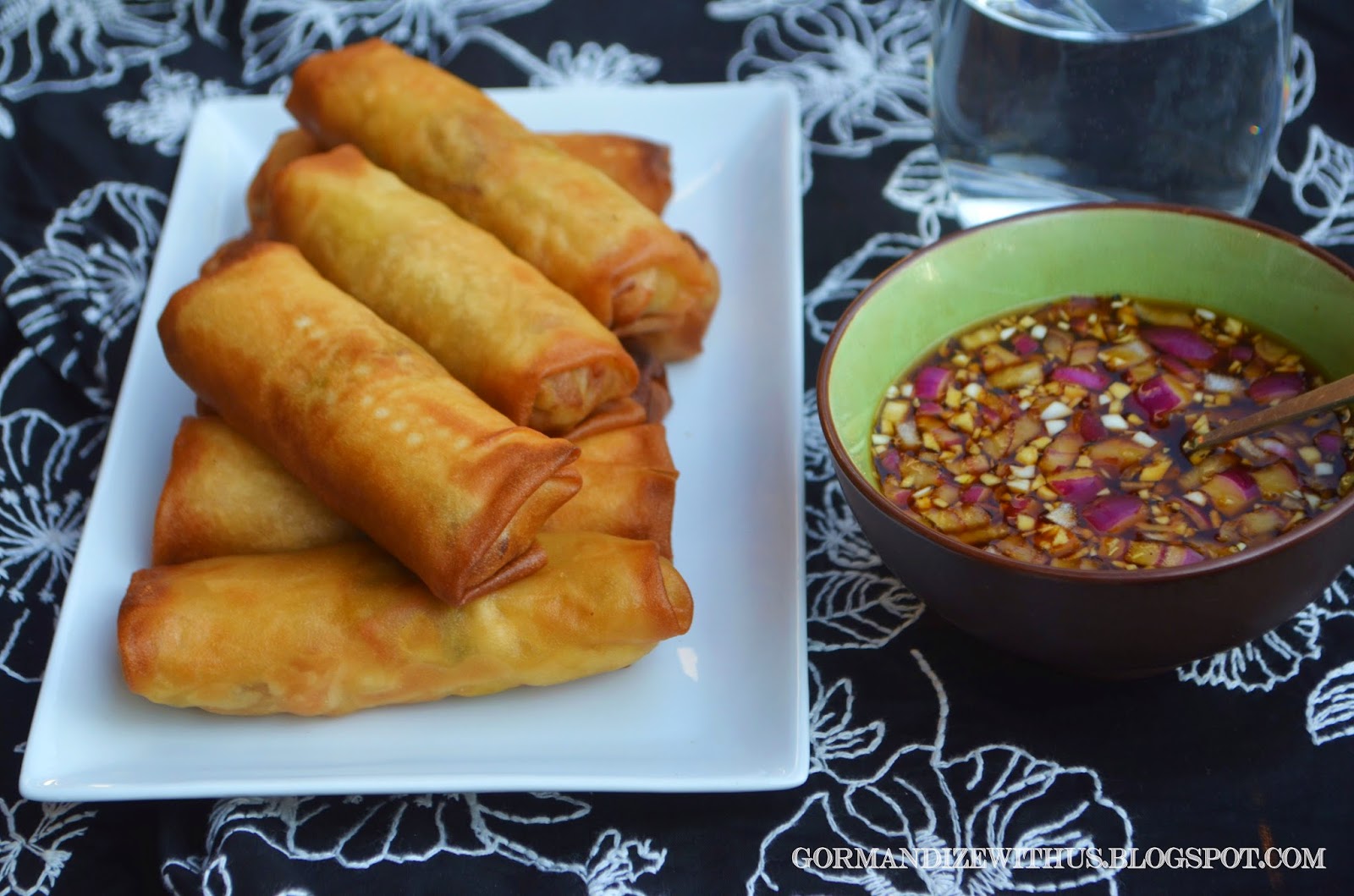 Gormandize Lumpiang Prito with Vinegar Dipping Sauce