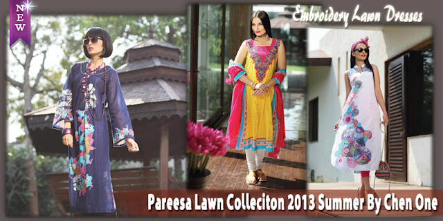 Pareesa Lawn Colleciton 2013 Summer By Chen One