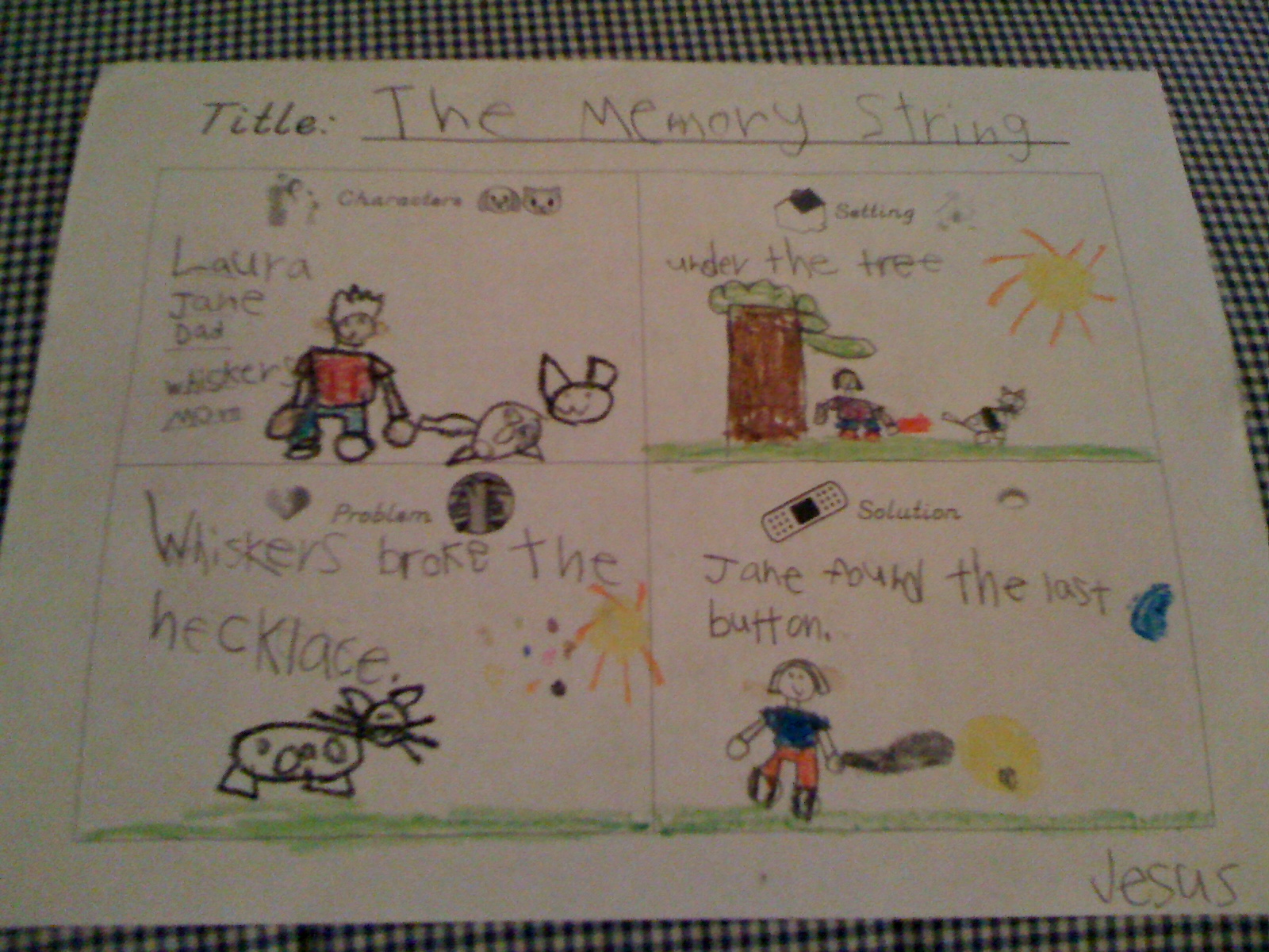 Blackboard An Elementary Education Blog The Memory String