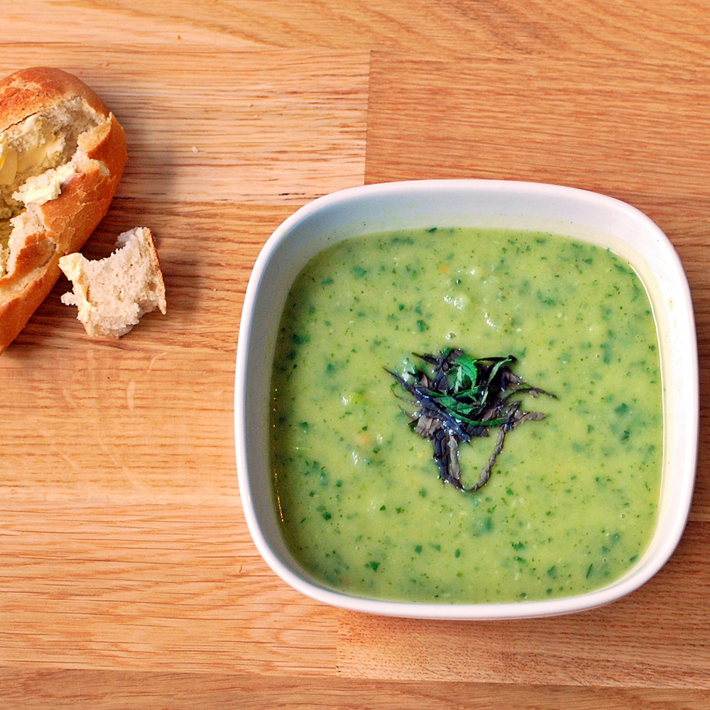 Free From The Three Minted Courgette/Zucchini Soup