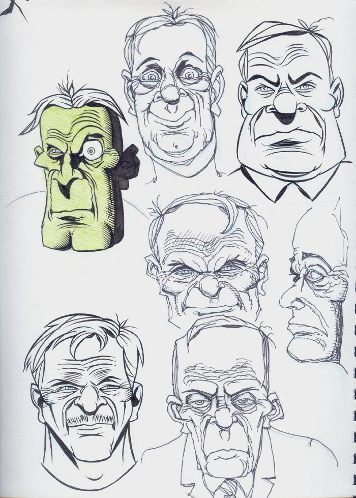 Drawing Caricature Faces