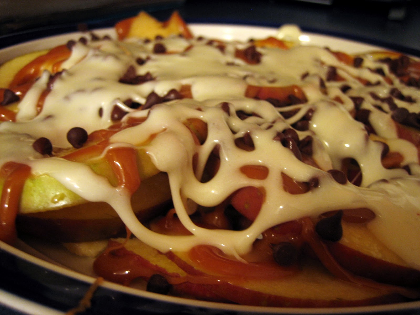 These are a few of my favorite things Apple Nachos and Coffee Klatch