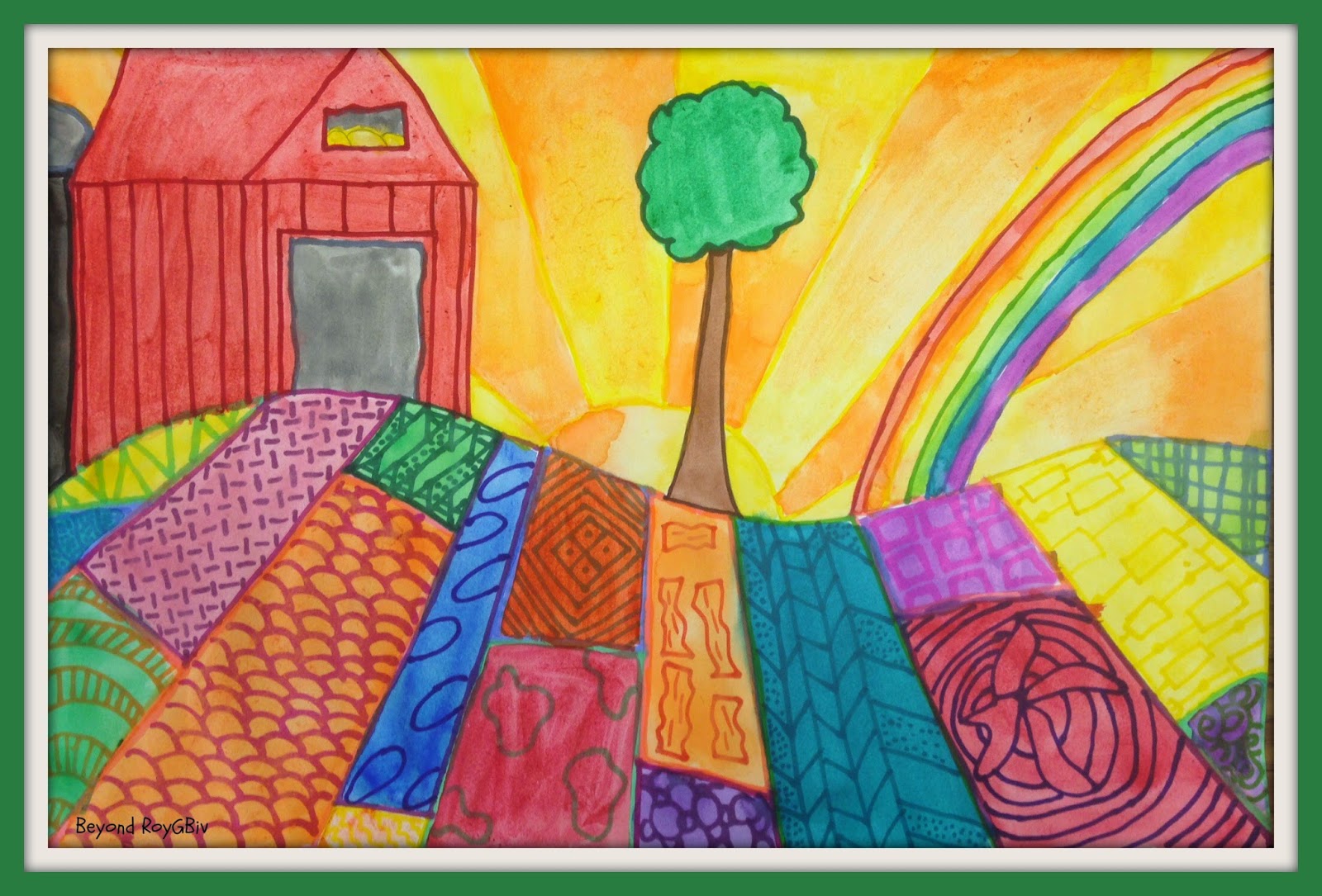 Beyond ROY G. BIV: Free Lesson Plan #5: The Farm at Sunrise