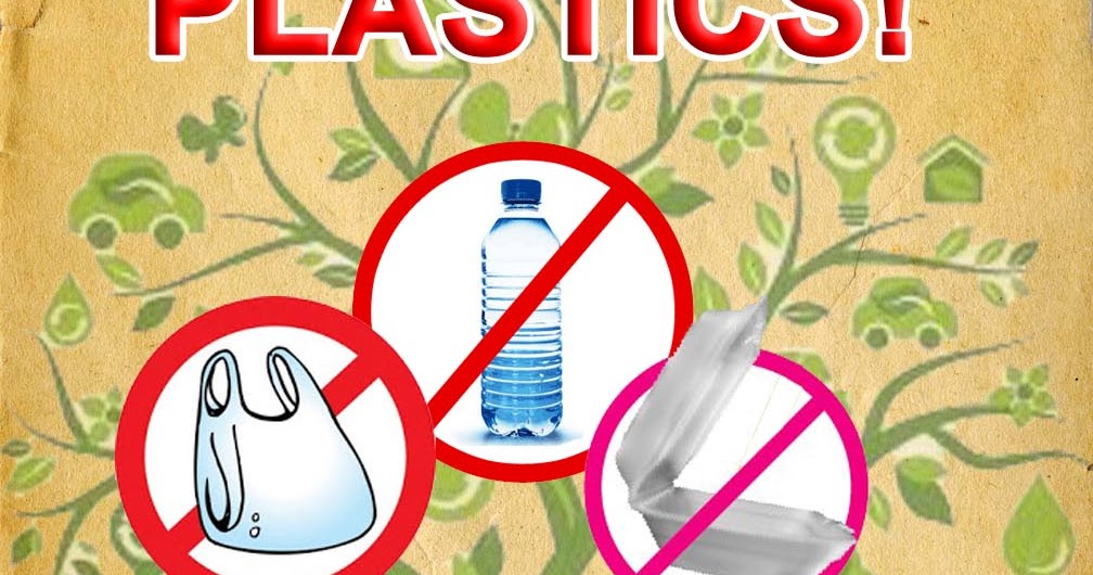 POSTERS Plastic Usage Reduction Say No To Plastics