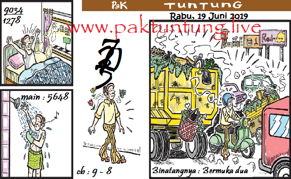 Gambar Kode Syair Pak Tuntung Rabu 19 Juni 2019 Kode Syair
