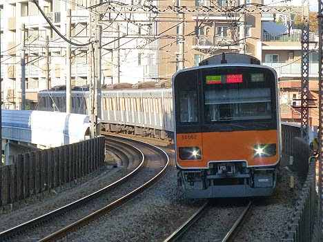 東京メトロ半蔵門線　田園都市線　準急　清澄白河行き　東武50050系