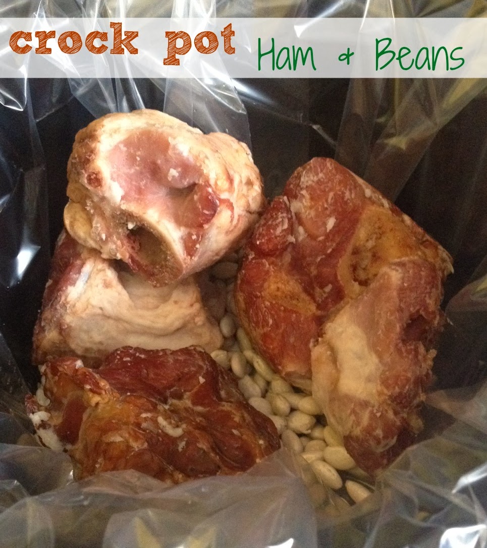 Recipe Crock Pot Ham & Beans 2.0 The Food Hussy!