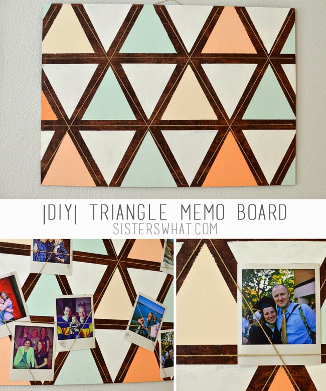 DIY Triangle Memo Board