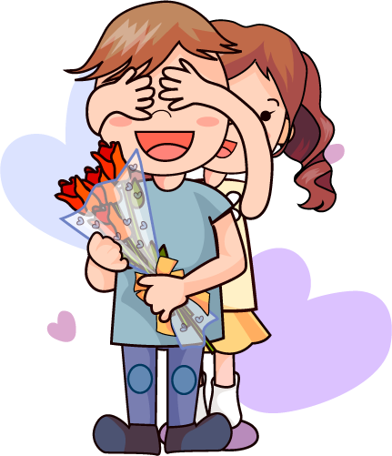 Sorpresa de San Valentín - Vector