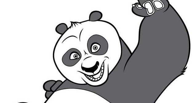 Kung Fu Panda disegno da colorare n.1